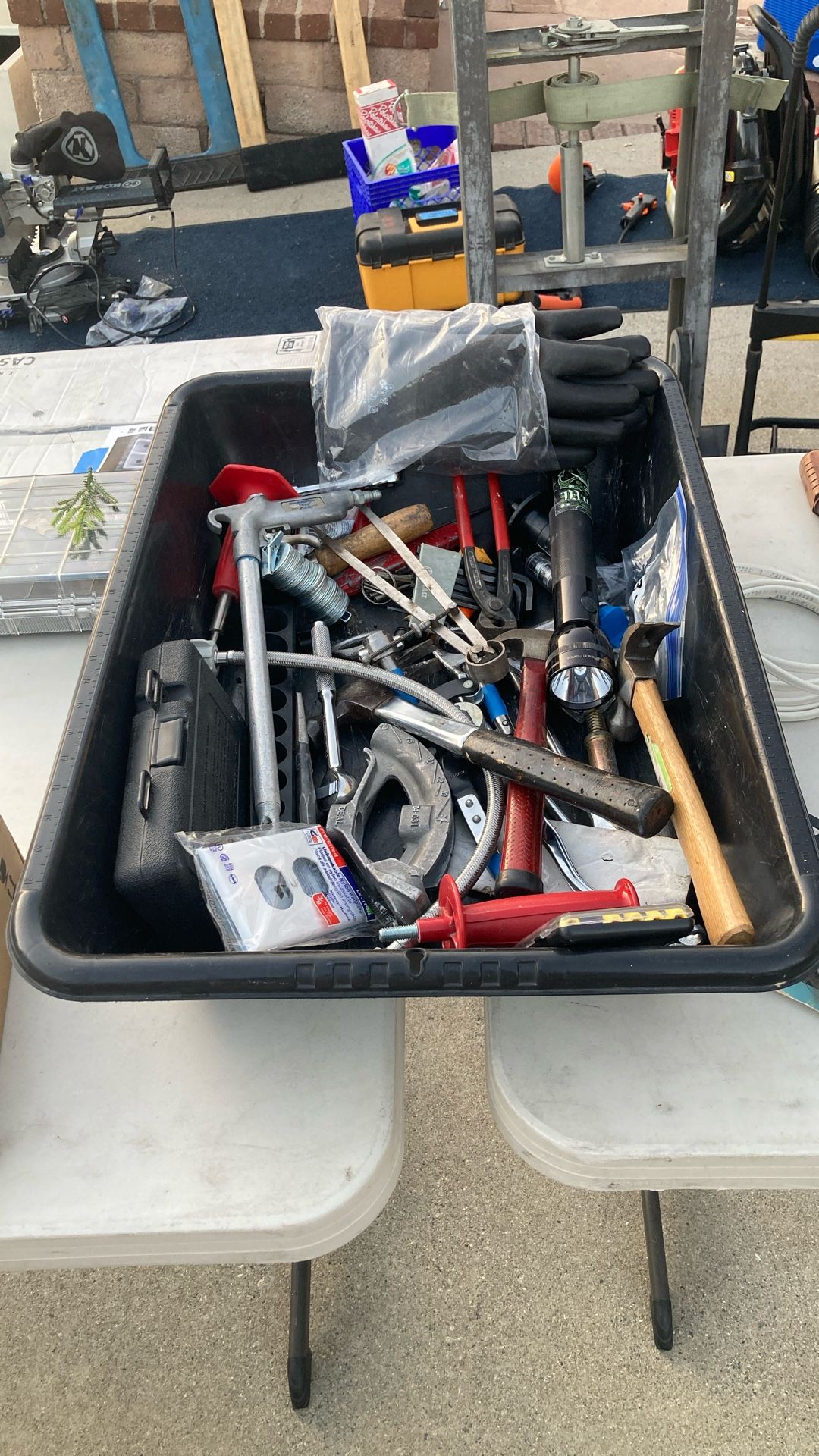 Cleaning Out Garage! Bin Of Tools