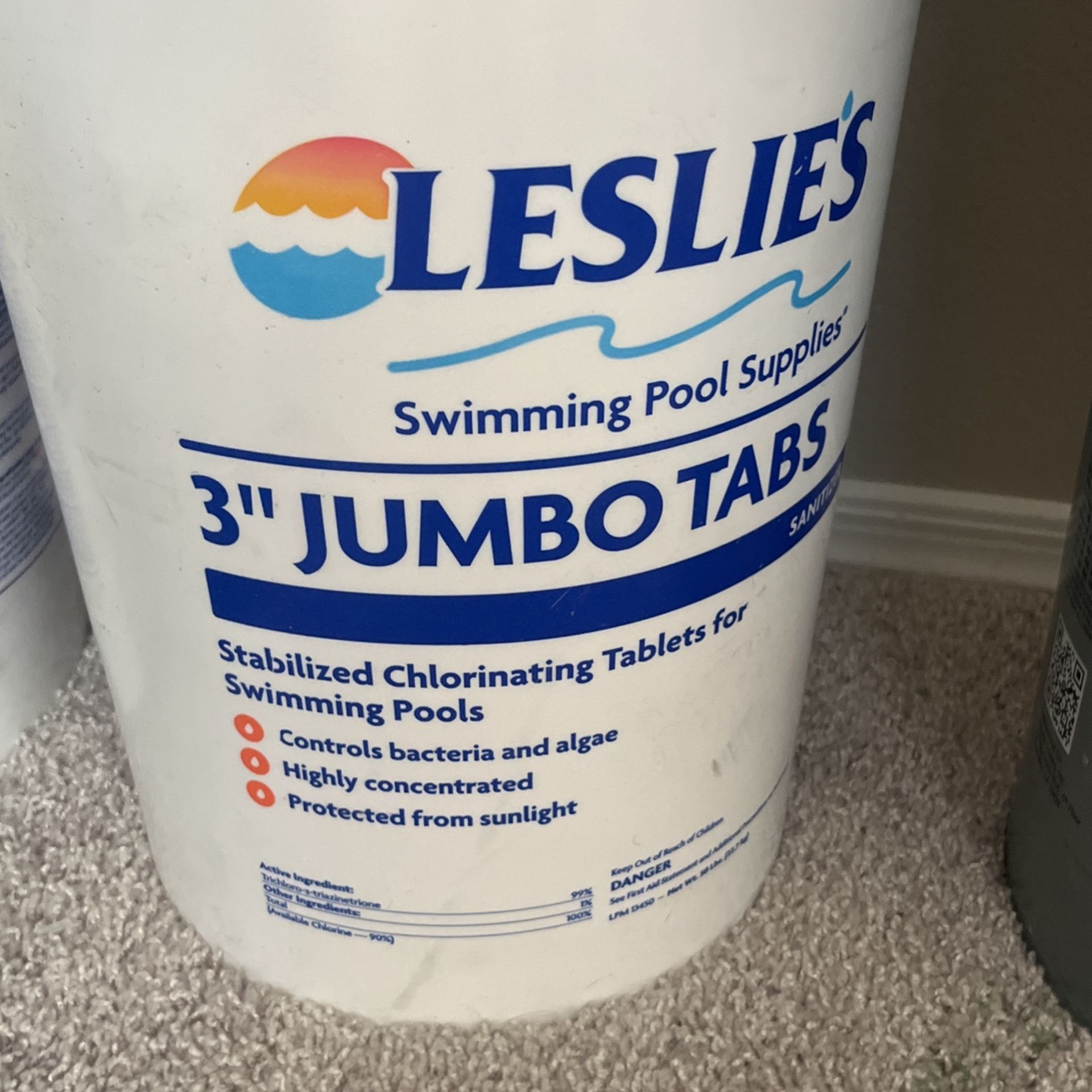 leslie’s pool tablets 50 pounds