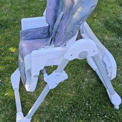 High Chair And Double Stroller 