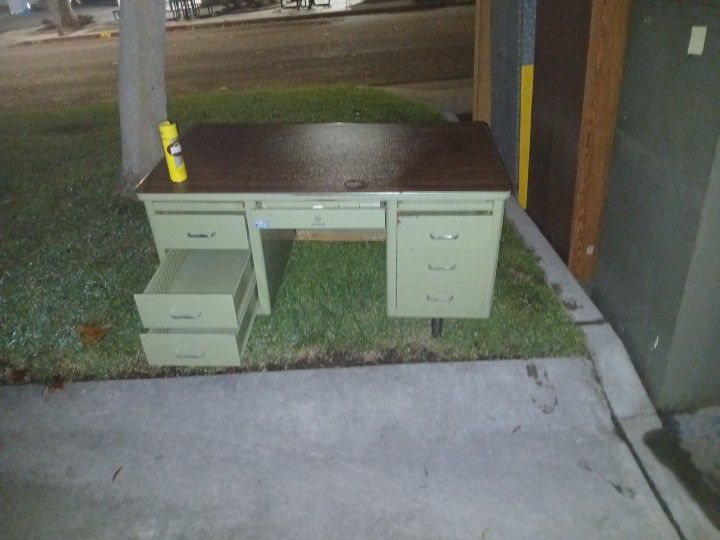 Classic school desk for teacher mitcholy duty
