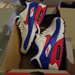 Nike Air Max 90 LTR GS 4Y Red/White/Blue 