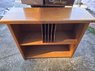 Danish Teak shelving with record holder