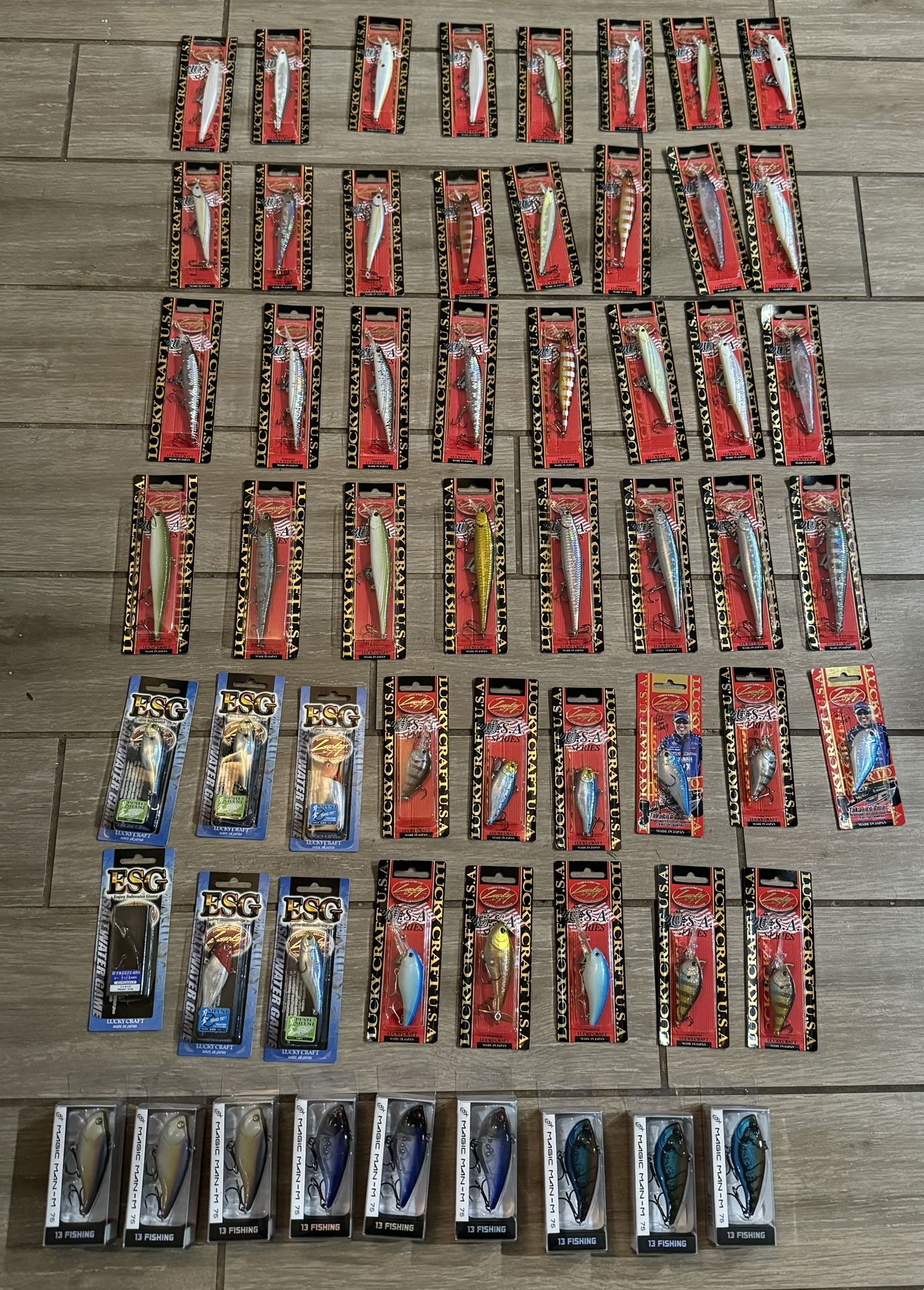 Fishing Lures - Lucky Craft - $10 Ea. - Crank Baits & Jerk Baits