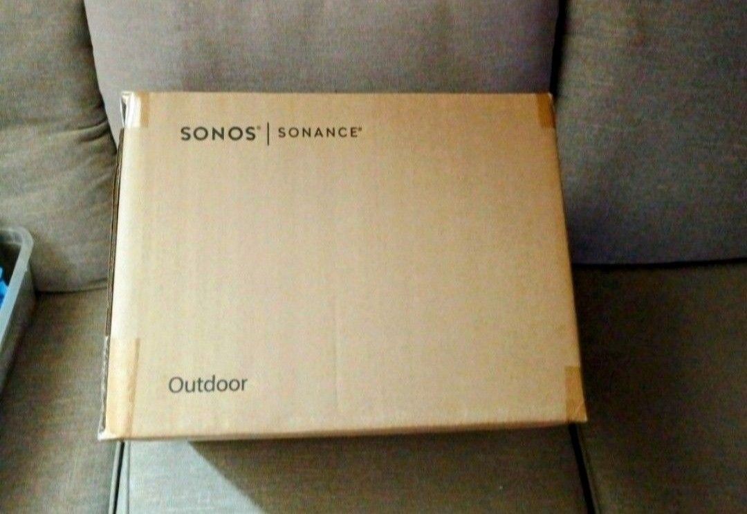 Sonos Outdoor Speakers (White) Brand New Sealed.  Warranty Included.