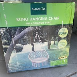 Boho hanging chair