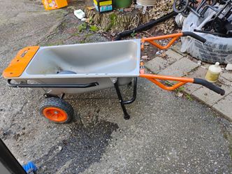 Worx multi-position wheelbarrow