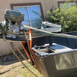 Boat With trailer With Mudtail Motor