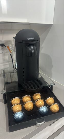 Nespresso VertuoPlus Coffee & Espresso Machine + Pod Organizer