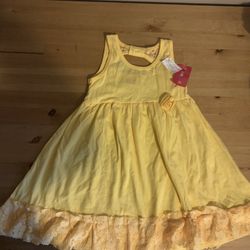 Yellow Summer Dress  New With Tags