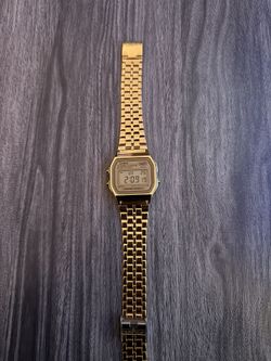 Gold Casio Watch