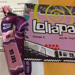 Lollapalooza Saturday GA ticket 