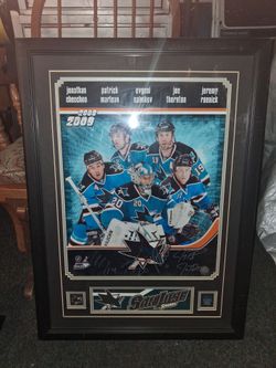 Autographed San Jose Sharks 2008-2009 Memorabilia