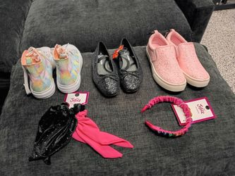Size 5 girls shoes and accessories brand new