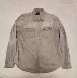 AMERICAN EAGLE OUTFITTERS WESTERN SHIRT, MEN'S XXL 