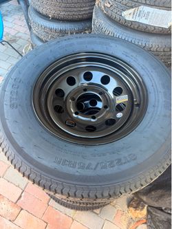 Trailer tires and rim