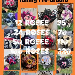 Taking Pre Orders For Spooky Bouquets 
