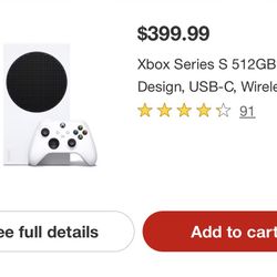 Xbox Series S. PICK UP IN COVINA