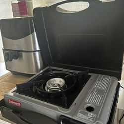 New Portable Propane Stove With Case 