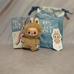 Authentic PopMart Labubu Pin For Love  — Confirmed “S”