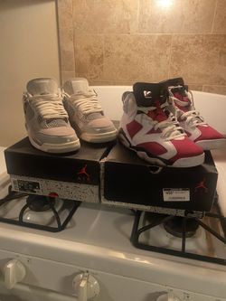 Jordan 4 Frozen Moments And Carmine 6’s 