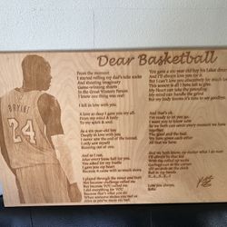 Kobe Wood Poster 