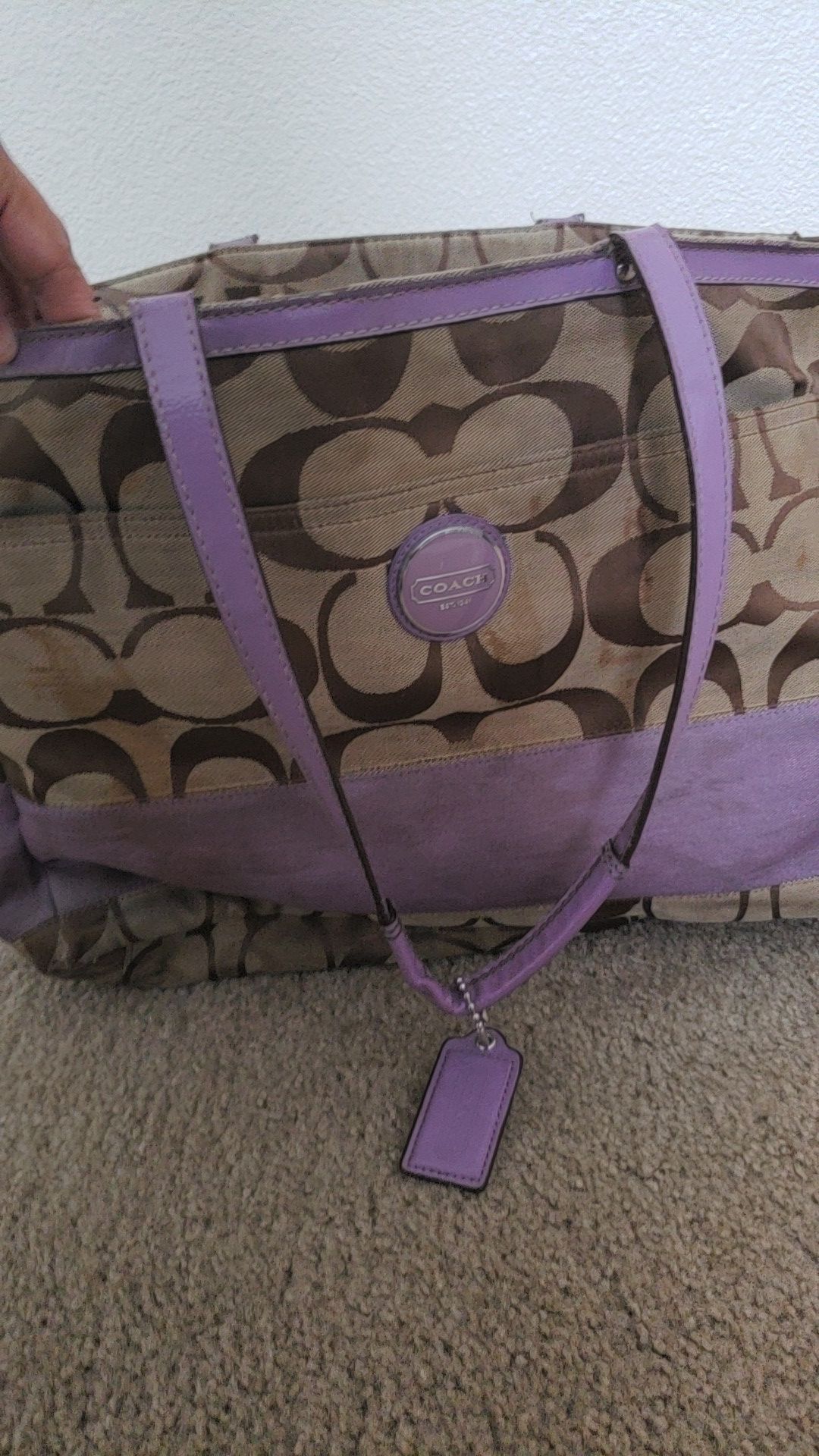 Original Coach diaper bag