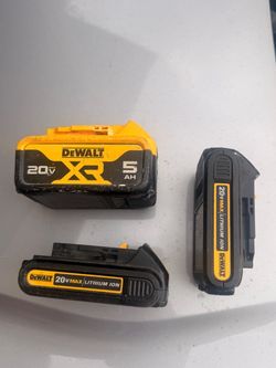 DeWalt batteries