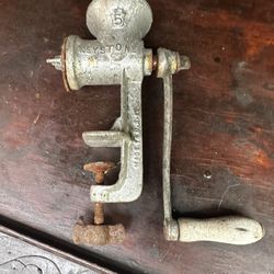 Antique, Corn Grinder, Garden Deco