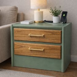 Nightstand/Side Table With Charging Port