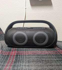 Onn Portable FM & Bluetooth Boombox with LED Lighting