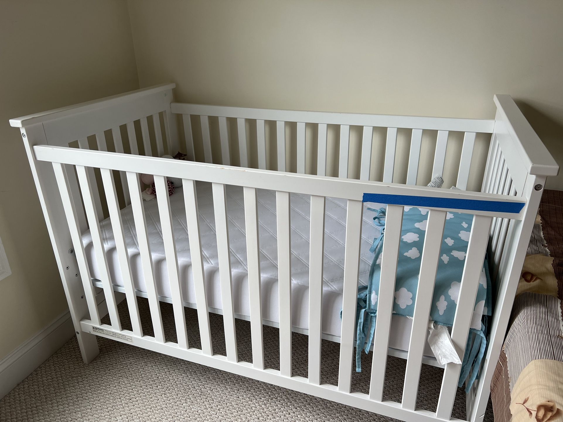Baby Crib And Mattress