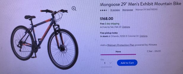 Mongoose 29 best sale exhibit mountain bike