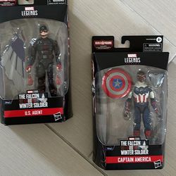 2 Action Figures Toys Captain America And U.S Agent New Both $20