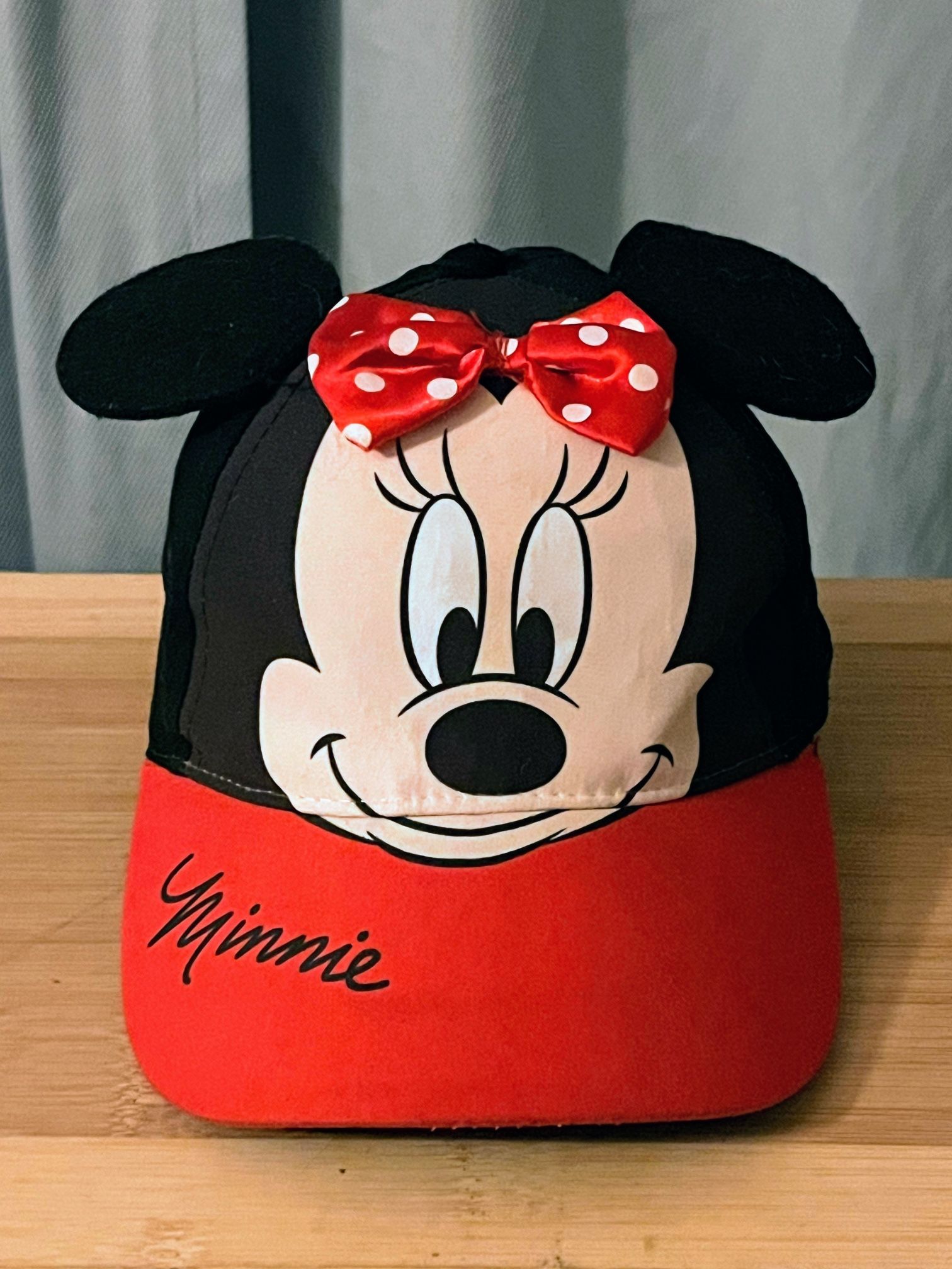 Disney Minnie Mouse Ears Hat Toddler Girls Cap with 3D BOW