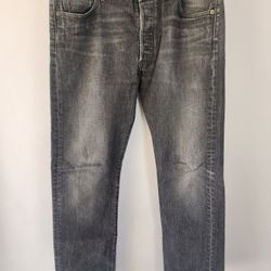 Levis 36x32 Black Denim Jeans