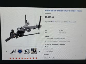 Trailer Hitch Sway Bar