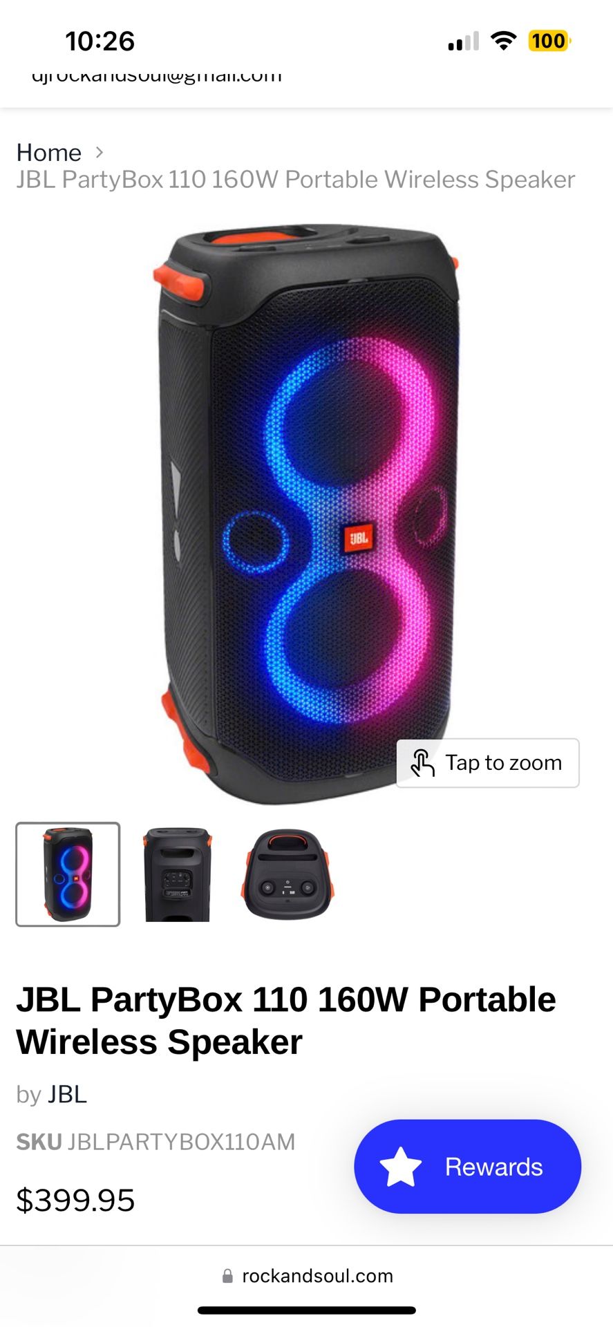 Jbl Party Box 110 🎉