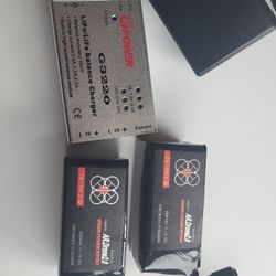LiPo / LiFe G3220 Charger with AR.Drone 2.0 Batteries