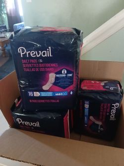 New prevail pads large size $5 each