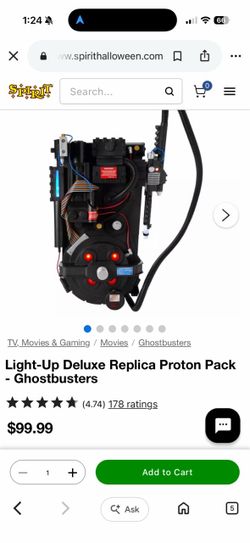 Light-Up Deluxe Replica Proton Pack - Ghostbusters