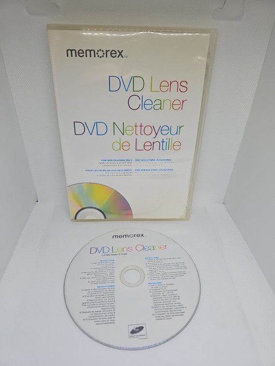 DVD Lens Cleaner Memorex - For DVD Players Only