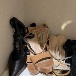 Lot of heels  size 8 and 7.5
