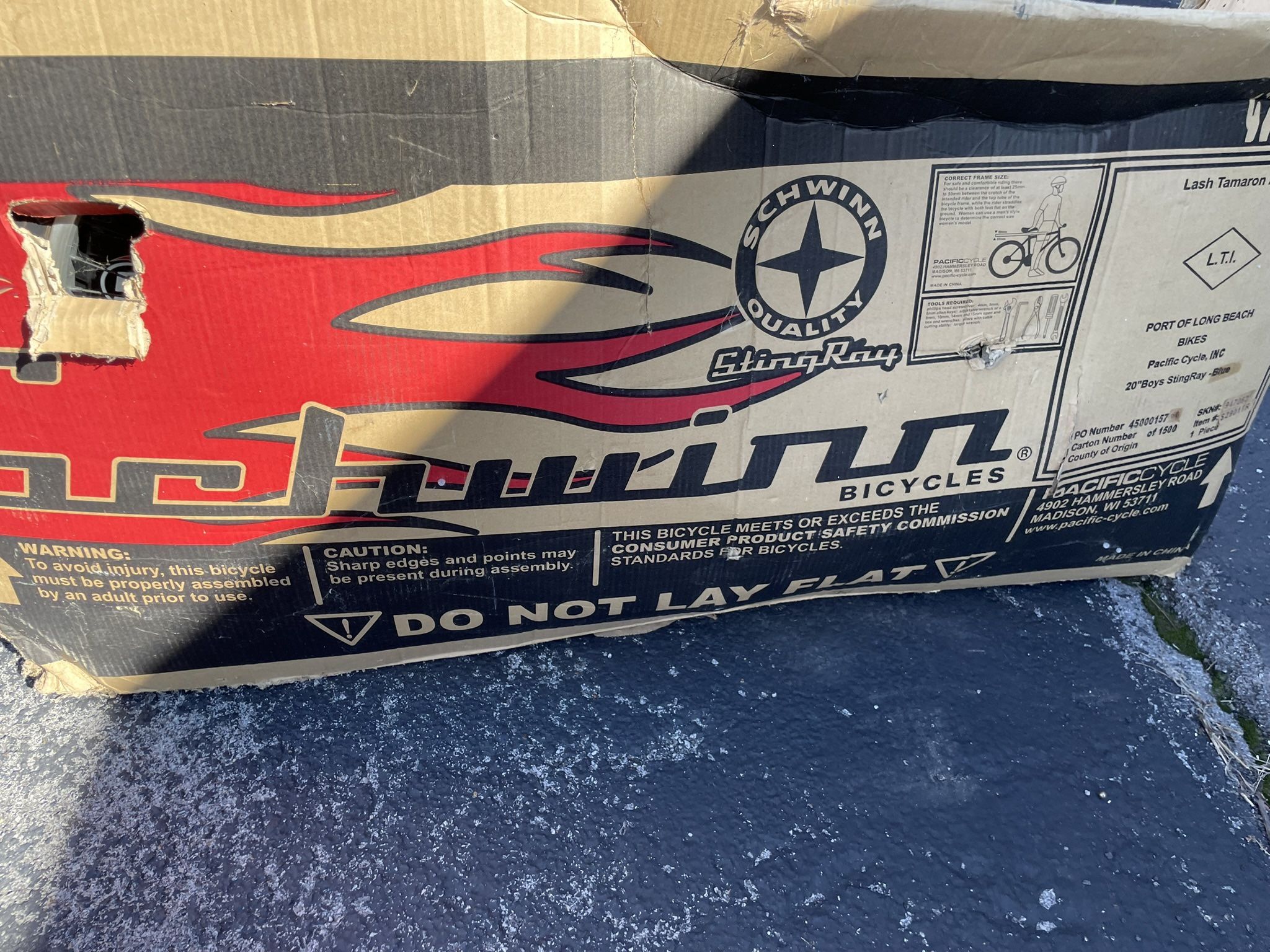 Schwinn OCC Choppers 20” Bicycle New In Box, Chrome Frame