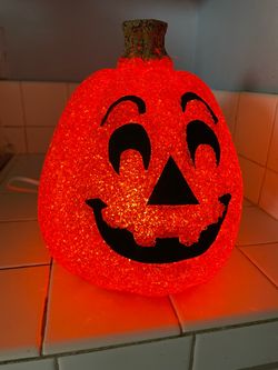 Light-Up Halloween Jack-O-Lantern Decoration