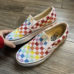 Rainbow Vans Women’s 5.5