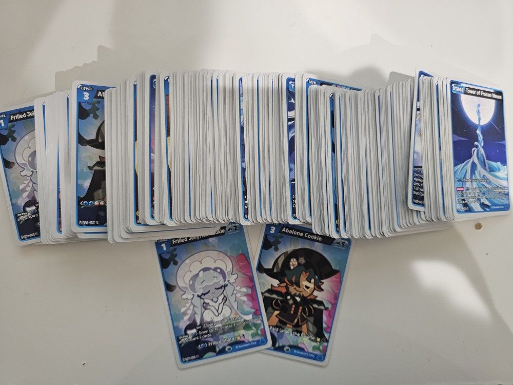 Cookie Run Braverse Tcg Bulk Blue Cards