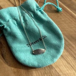 Tiffany & Co. Silver Plate Necklace