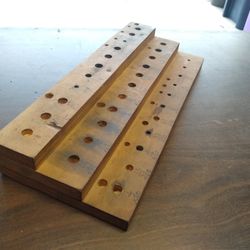 Homemade Wooden Drill Sizer