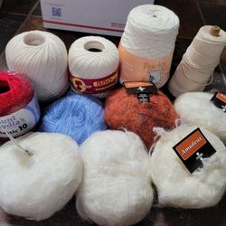 Crochet Thread Or Knitted Lot 