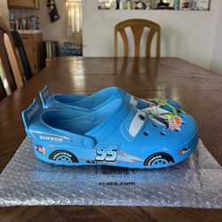 Crocs Crocband Clog Cars Lightning McQueen Dinoco Size 10